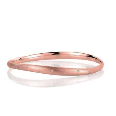 Eksklusiv armring 0,10ct TWSI