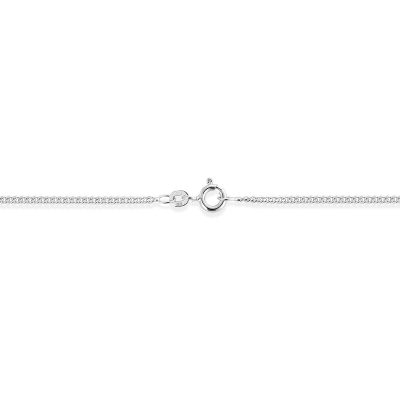 Armbånd i hvitt gull, Panser,  19 cm