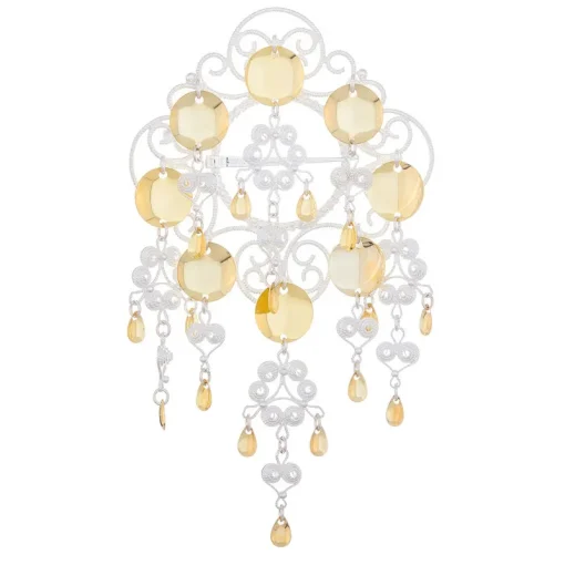 Skålsølje nr. 111 Nordland lys forgylt med heng