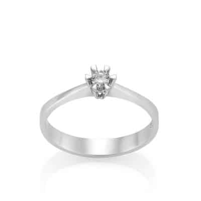 Enstens ring 0.05ct Str. 56
