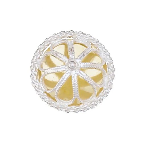 Halsknapp nr. 43 lys forgylt