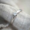 Capella ring i hvitt gull, Diamant 0.05ct (WSI) - Bilde 2