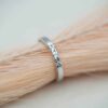 Alliansering Alpha i hvitt gull, Diamant 0.09ct (WSI) - Bilde 2