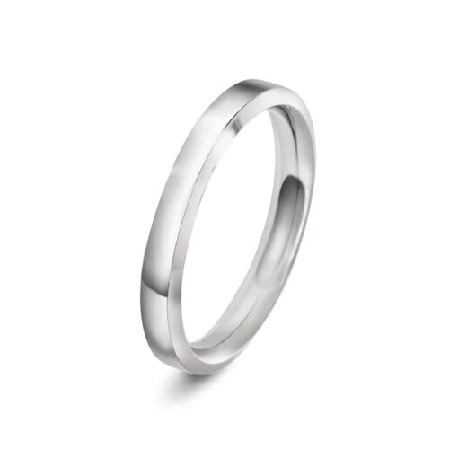 Hvitt Gull Ring all. u/diam 3,3mm