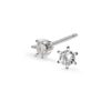 Capella øredobber i hvitt gull, Diamant 0.20ct (WSI)