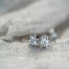 Capella øredobber i hvitt gull, Diamant 0.40ct (WSI) - Bilde 2