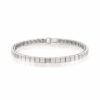 Delta armbånd i hvitt gull, Diamant 0.10ct (TWSI)