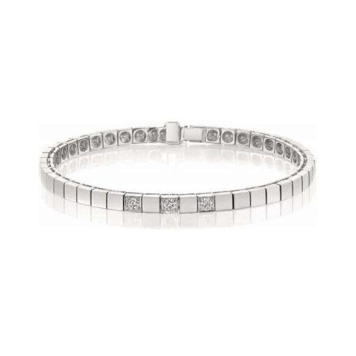 Delta armbånd i hvitt gull, Diamant 0.30ct (TWSI)