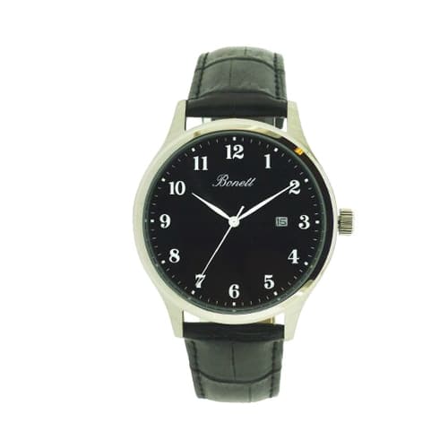 Bonett herreur stål sort skive tall rem