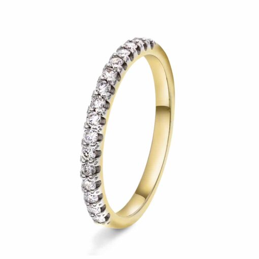Rekkering i gull, Diamant 0.25ct (WSI)