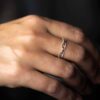 Panzerring i gull, Diamant 0.20ct (WSI) - Bilde 2