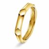 Fasettring i gull 3.2mm