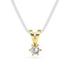 Capella anheng i gull, Diamant 0.15ct (WSI)