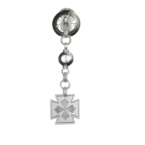 Halsknapp nr. 38 oksydert