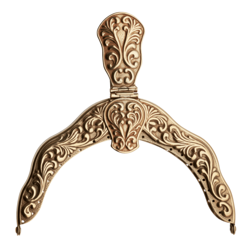 Veskelås nr. 3 plett gammelforgylt