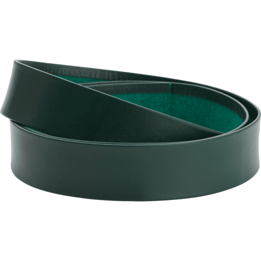 Belte grønt skinn 4 cm