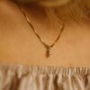 Emma anheng i Gull med 0.08ct Diamanter - Bilde 2