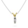 Emma anheng i Gull med 0.08ct Diamanter