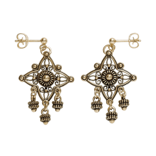 Ørepynt nr. 24 gammelforgylt