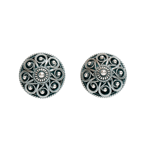 Armknapper nr. 3 med stolpe oksydert