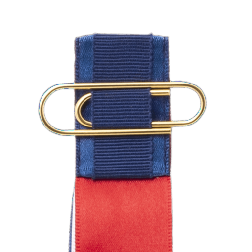 17.mai-sløyfe Ingrid, forgylt