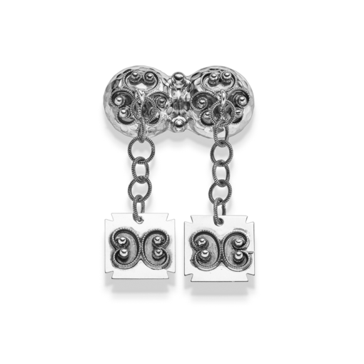 Halsnål nr. 94 oksydert