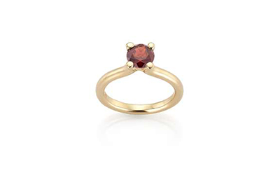 Visholm ring rhodolitt 585