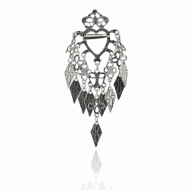 Hjertesølje nr. 10 barn oksydert