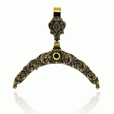 Veskelås nr. 8 barn messing