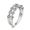 Ring i gull med diamanter 0,18 ct