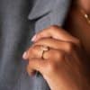 Rose ring i sølv med zirkonia - Bilde 2