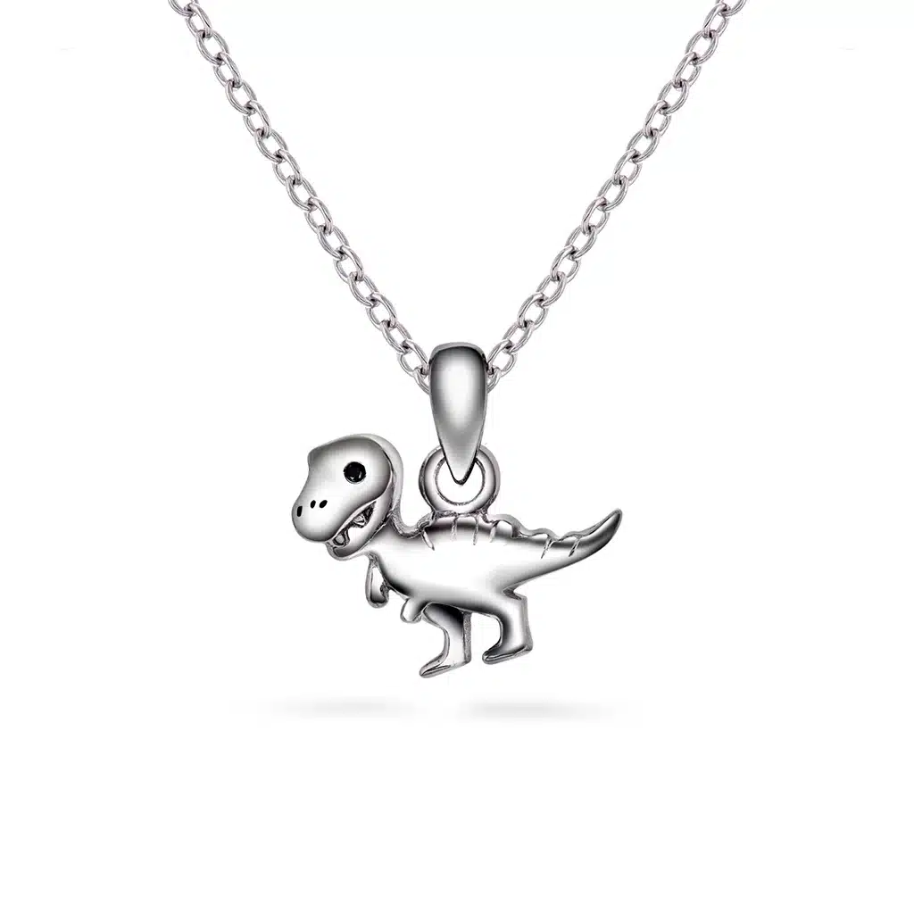 Smykke i sølv dinosaur