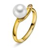Ring i gull med diamant 0,02 ct WSI