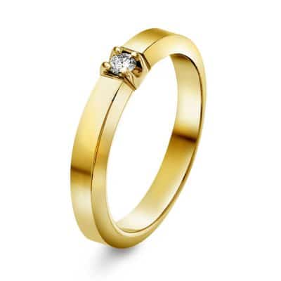 Alliansering i Gult Gull, Sigma, 0,05 ct TWSI
