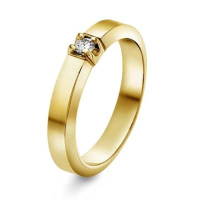 Alliansering i Gult Gull, Sigma, 0,07 ct TWSI