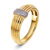 Ring i gull med diamant 0,05 ct WSI
