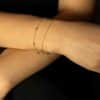 Heat double chain armbånd i sølv - Bilde 2