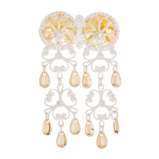 Halsnål nr. 68 lys forgylt