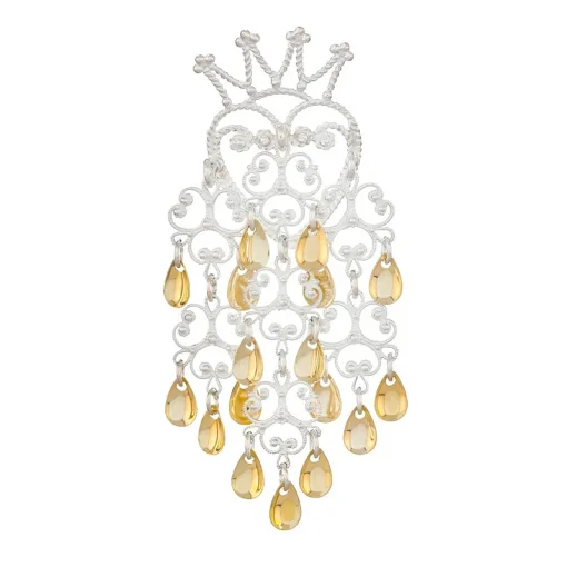 Hjertesølje nr. 48 lys forgylt