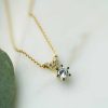 Superstar anheng i gult gull med diamant 0,56 ct TWSI - Bilde 4