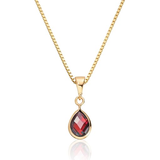 Anheng i gull, Granat - H:9 mm