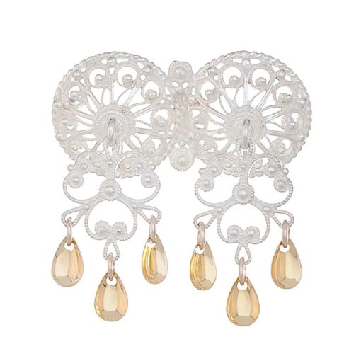 Halsnål nr. 62 lys forgylt