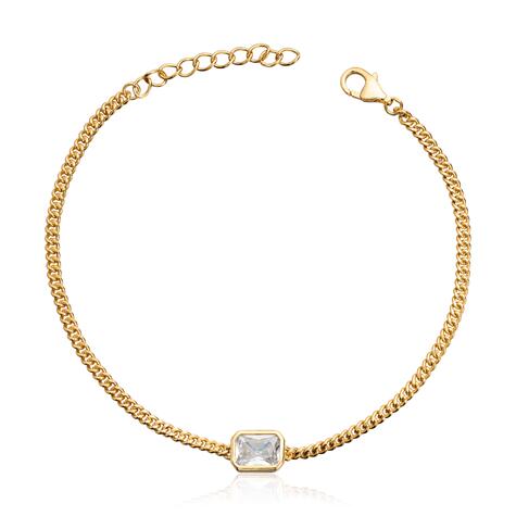 Armlenke med blank sten