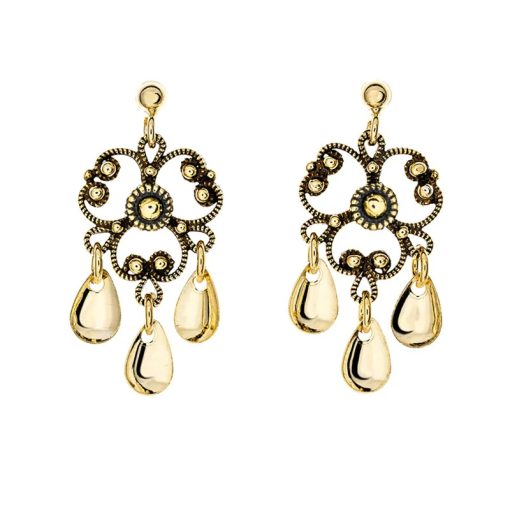 Ørepynt nr. 1 filigran heng, enkel