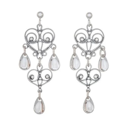 Ørepynt nr. 18, lang, oksidert