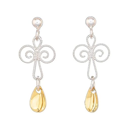 Ørepynt nr. 13, lys forgylt