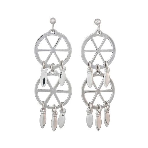 Ørepynt Romsdal nr. 29, lang, oksidert