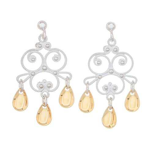 Ørepynt nr. 31, lys forgylt