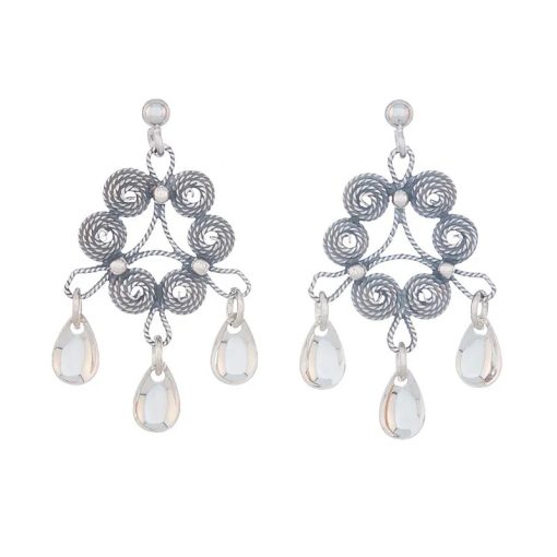 Ørepynt Nordland nr. 19, stor, oksidert