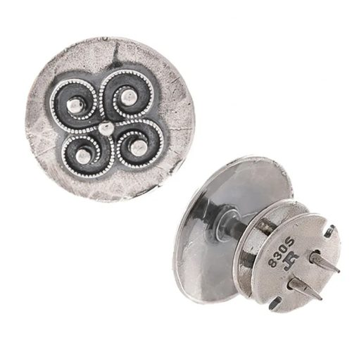 Knivknapp med filigran, oks